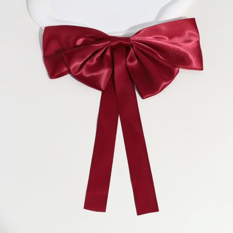 Sweet Bow Knot Polyester Hair Clip