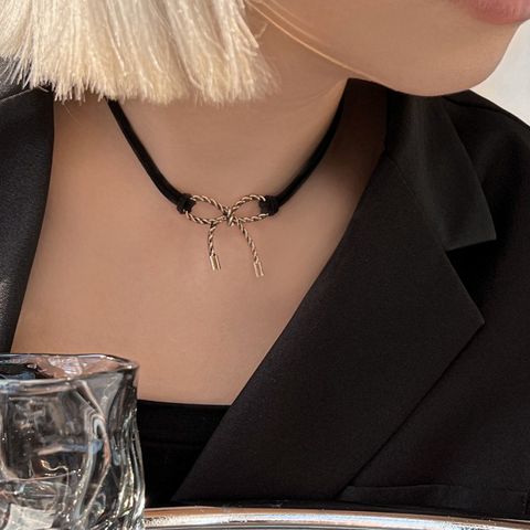 Cool Style Bow Knot Alloy Patchwork Women's Necklace