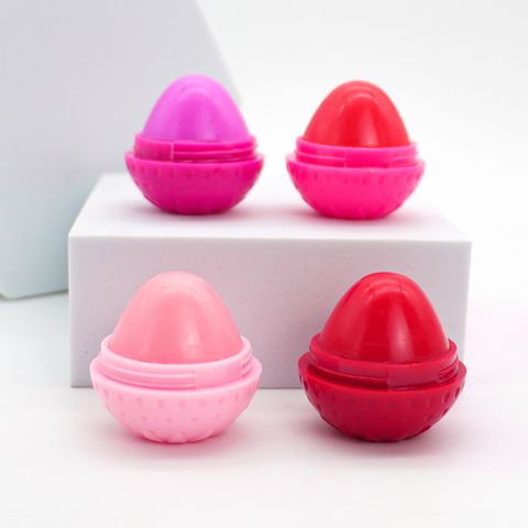 Casual Solid Color Plastic Lip Balm