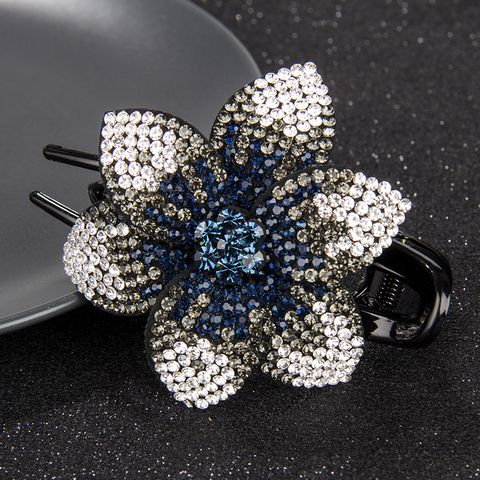 Original Design Flower Rhinestone Diamond Hair Clip