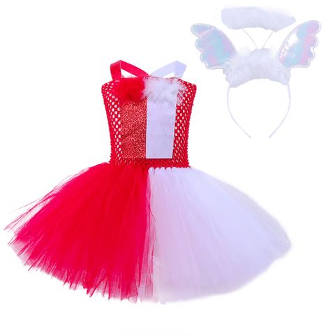 Halloween Fashion Color Block Masquerade Party Costume Props