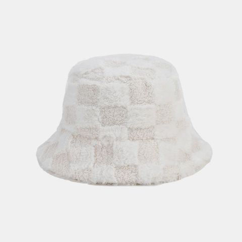 Women's Elegant Basic Solid Color Big Eaves Bucket Hat