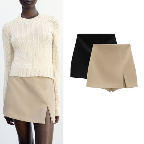 Femmes Du Quotidien Style Simple Couleur Unie Shorts Fente Shorts