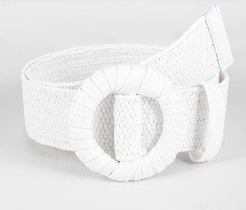 Original Design Solid Color Pp Women's Woven Belts