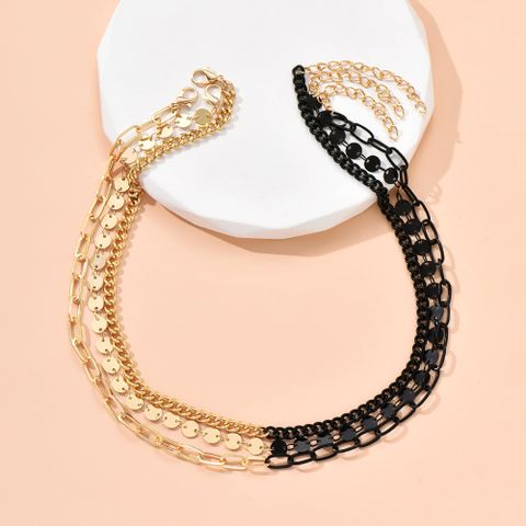 Punk Modern Style Cool Style Solid Color Alloy Wholesale Choker