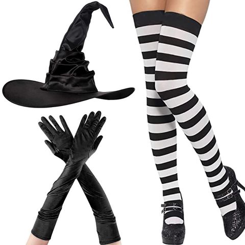 Halloween Gothic Punk Stripe Cloth Party Costume Props
