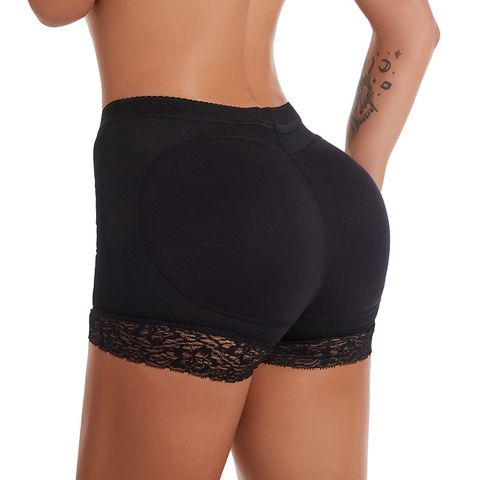 Solid Color Butt Lift Lace Shaping Underwear