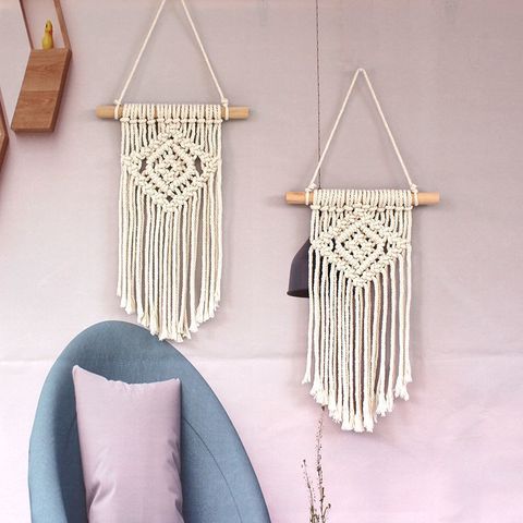 Casual Classical Vacation Solid Color Cotton Wall Hanging