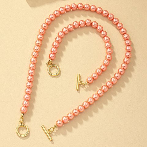 Retro Korean Style Irregular Freshwater Pearl Women's Bracelets Necklace