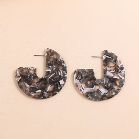 1 Pair Ig Style Cool Style C Shape Arylic Earrings