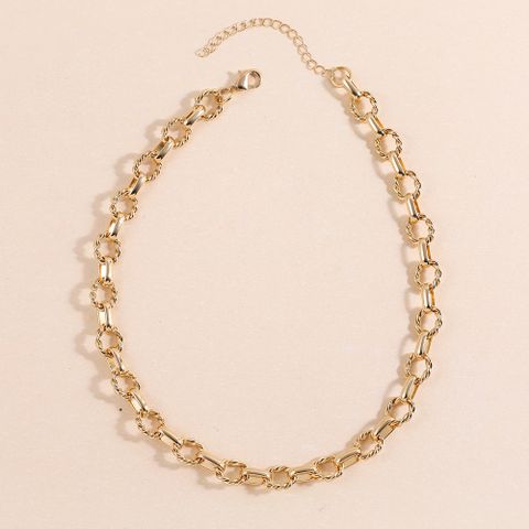 Ig Style Cool Style Solid Color Alloy Women's Necklace