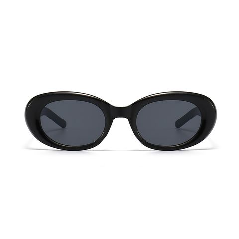 Punk Color Block Pc Oval Frame Patchwork Full Frame Women's Sunglasses