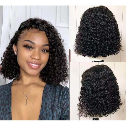 Women's Simple Style Street High Temperature Wire Centre Parting Short Curly Hair Wigs