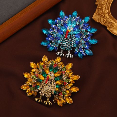 Retro Animal Alloy Rhinestone Unisex Brooches