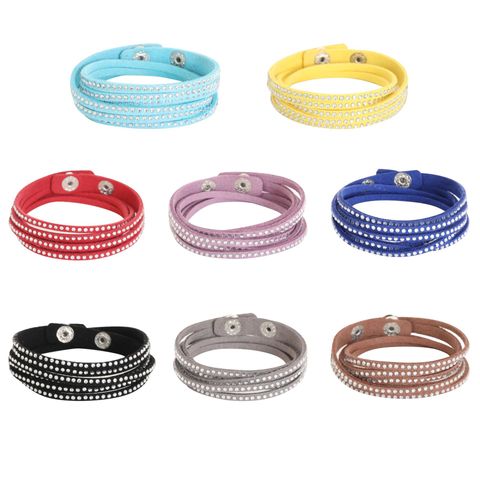 Casual Round Korean Velvet Wholesale Bracelets