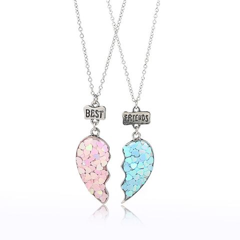 Sweet Heart Shape Alloy Plating Women's Pendant Necklace
