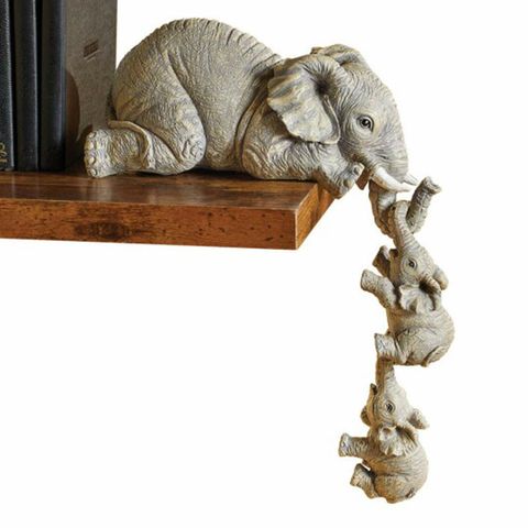 Simple Style Elephant Synthetic Resin Ornaments