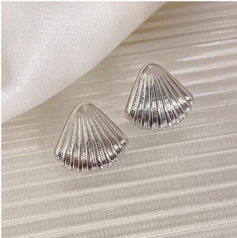 1 Pair Classic Style Solid Color Plating Titanium Steel Earrings