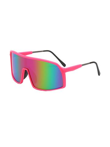 Casual Streetwear Colorful Pc Sport Biker Full Frame Glasses