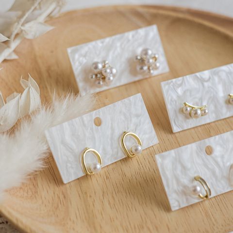Wholesale Jewelry Nordic Style Solid Color Arylic Jewelry Rack