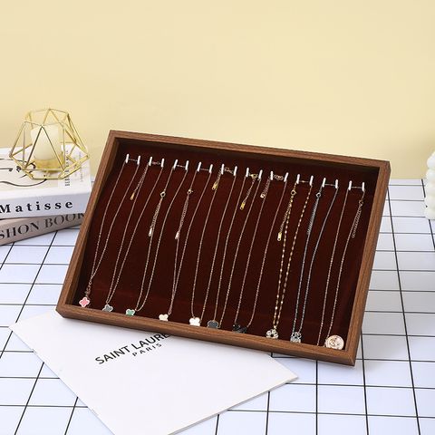 Wholesale Jewelry Modern Style Rectangle Flannel Jewelry Rack