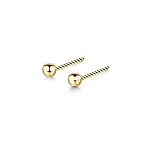 Simple Style Geometric Stainless Steel No Inlaid 14K Gold Plated Earrings