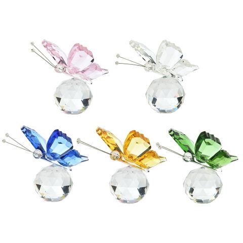 Simple Style Butterfly Crystal Ornaments