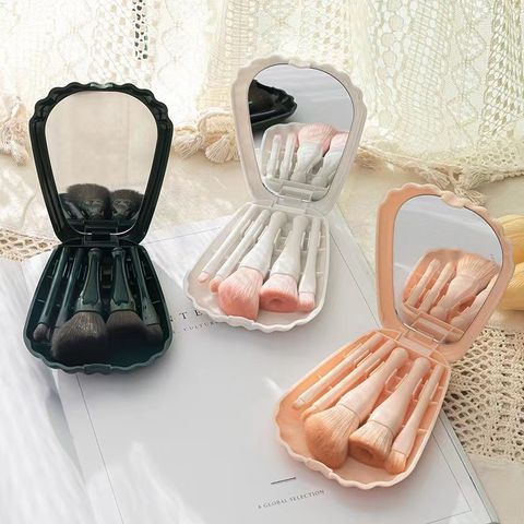 Simple Style Nylon Plastic Handgrip Makeup Tool Sets 1 Set