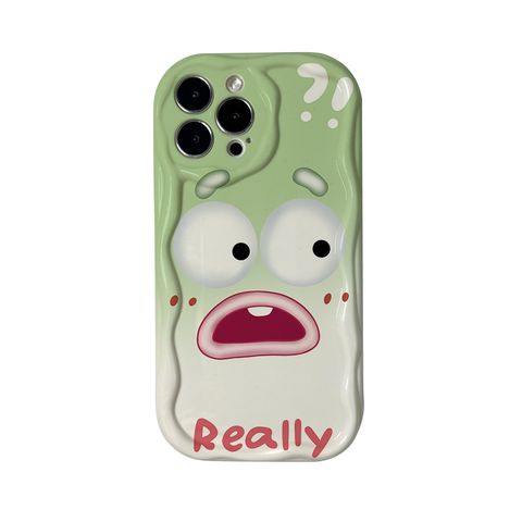 Casual Cartoon Style Funny Emoji Face Plastic   Phone Cases