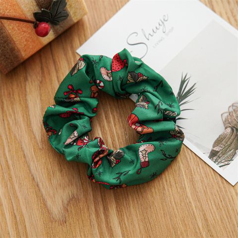 Romantic Santa Claus Cloth Handmade Hair Tie
