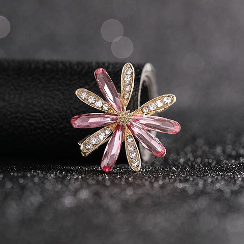 Simple Style Bamboo Flower Alloy Plating Women's Corsage