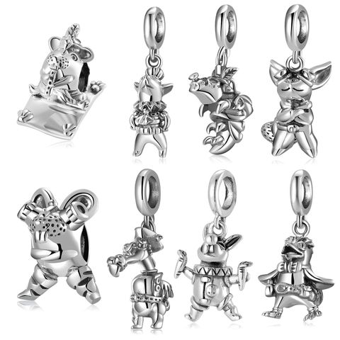 Casual Simple Style Animal Sterling Silver Wholesale Jewelry Accessories