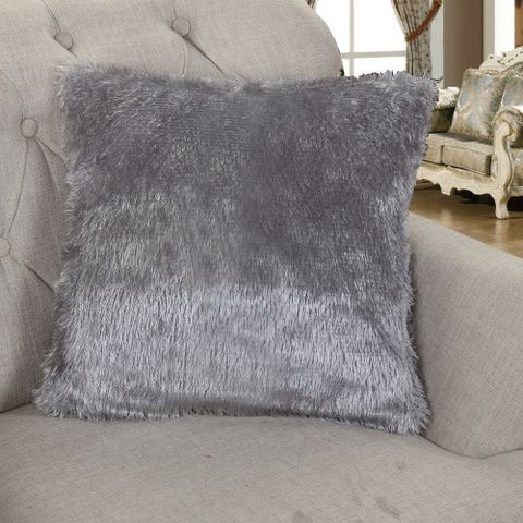 Casual Solid Color Pv Velvet Pillow Cases
