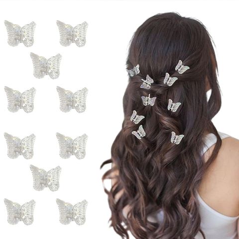 Sweet Butterfly Plastic Hair Claws