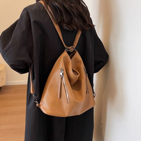 Women's New Autumn Soft Leather Backpack