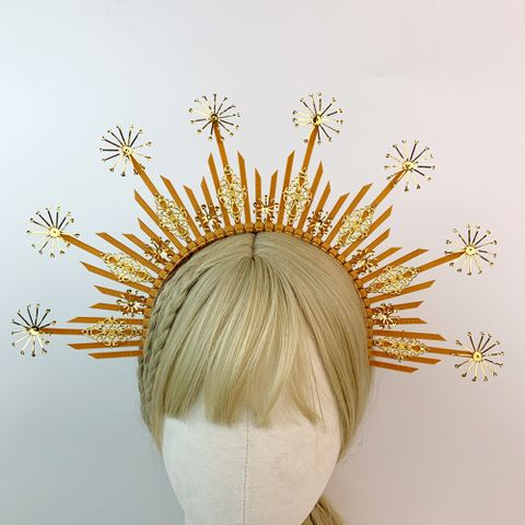 Retro Crown Plastic Resin Three-dimensional Hair Band