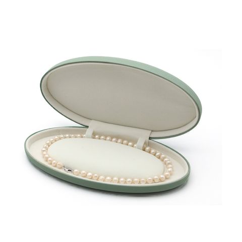 Elegant Lady Solid Color Pu Leather Jewelry Boxes