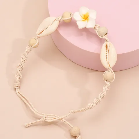 Beach Flower Shell Wholesale Anklet