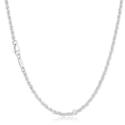 Elegant Oval Sterling Silver High Carbon Diamond Charms Necklace In Bulk