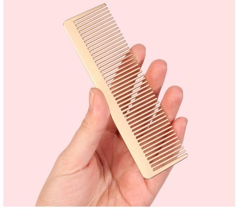 Simple Style Solid Color Zinc Alloy Hair Combs