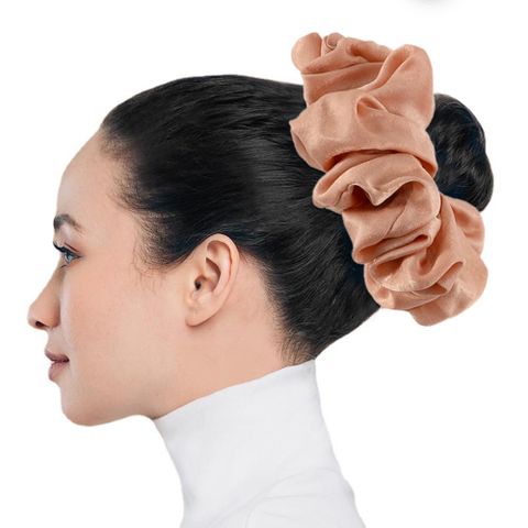 Simple Style Solid Color Chiffon Hair Tie