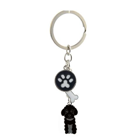 Cute Dog Metal Unisex Bag Pendant Keychain