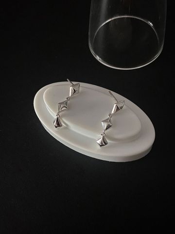 1 Pair Ig Style Modern Style Geometric Plating Sterling Silver Drop Earrings