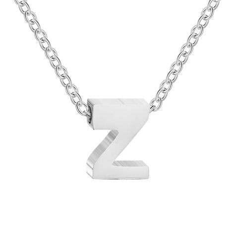 Fashion Letter Stainless Steel Titanium Steel Plating Necklace