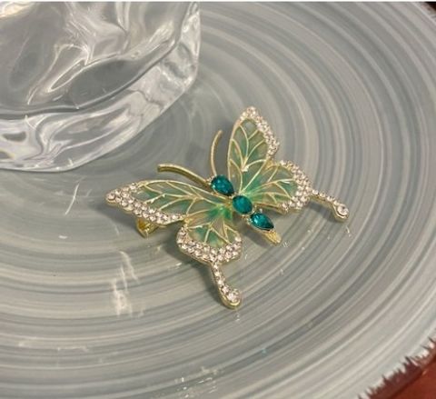 Cartoon Style Butterfly Alloy Plating Women's Brooches