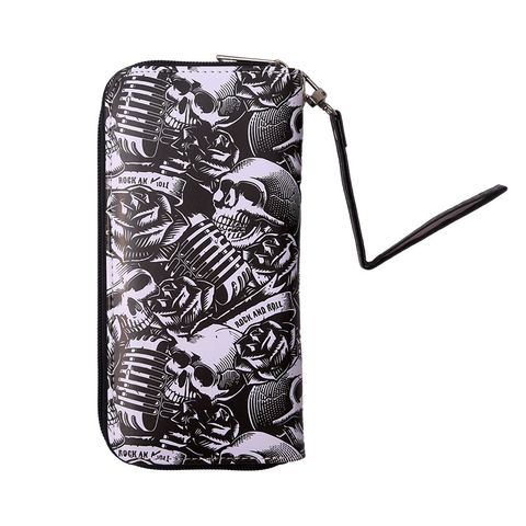 Unisex Cartoon Pvc Pu Leather Zipper Wallets