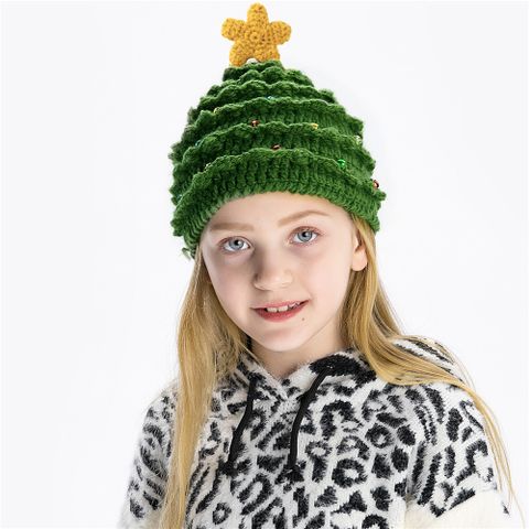 Children Unisex Fashion Star Handmade Wool Cap