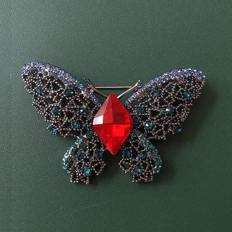 Retro Butterfly Alloy Plating Unisex Brooches