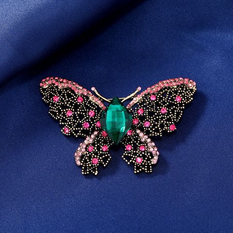 Retro Butterfly Alloy Plating Unisex Brooches