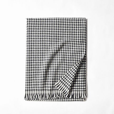 Women's Elegant Streetwear Plaid Polyester Scarf